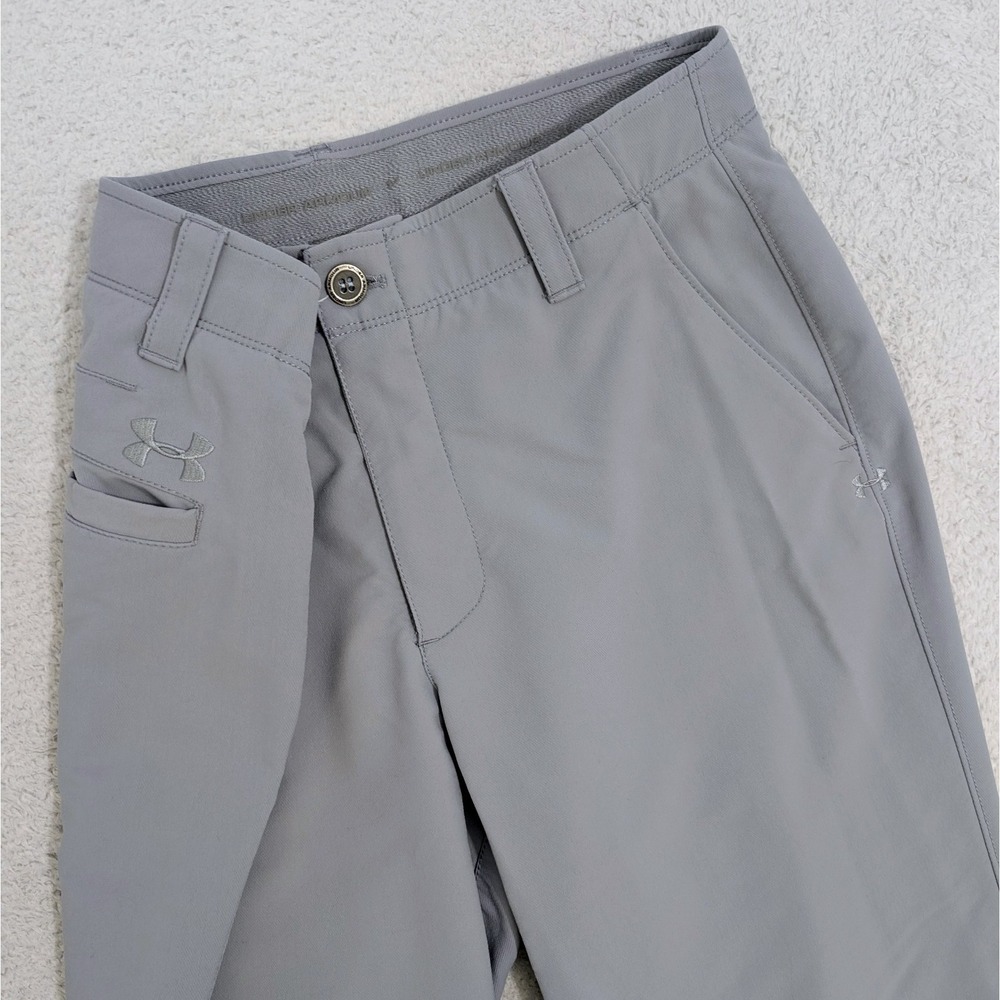 Under Armour Pants Mens 34x32 Gray Match Play Straight Performance Golf Stretch